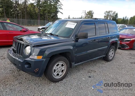 2008 Jeep Patriot Sport из США, поврежденный, VIN 1J8FF28W48D651674